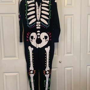 Colorful Skeleton/ Día de Los Muertos Onesie Pajamas/ costume